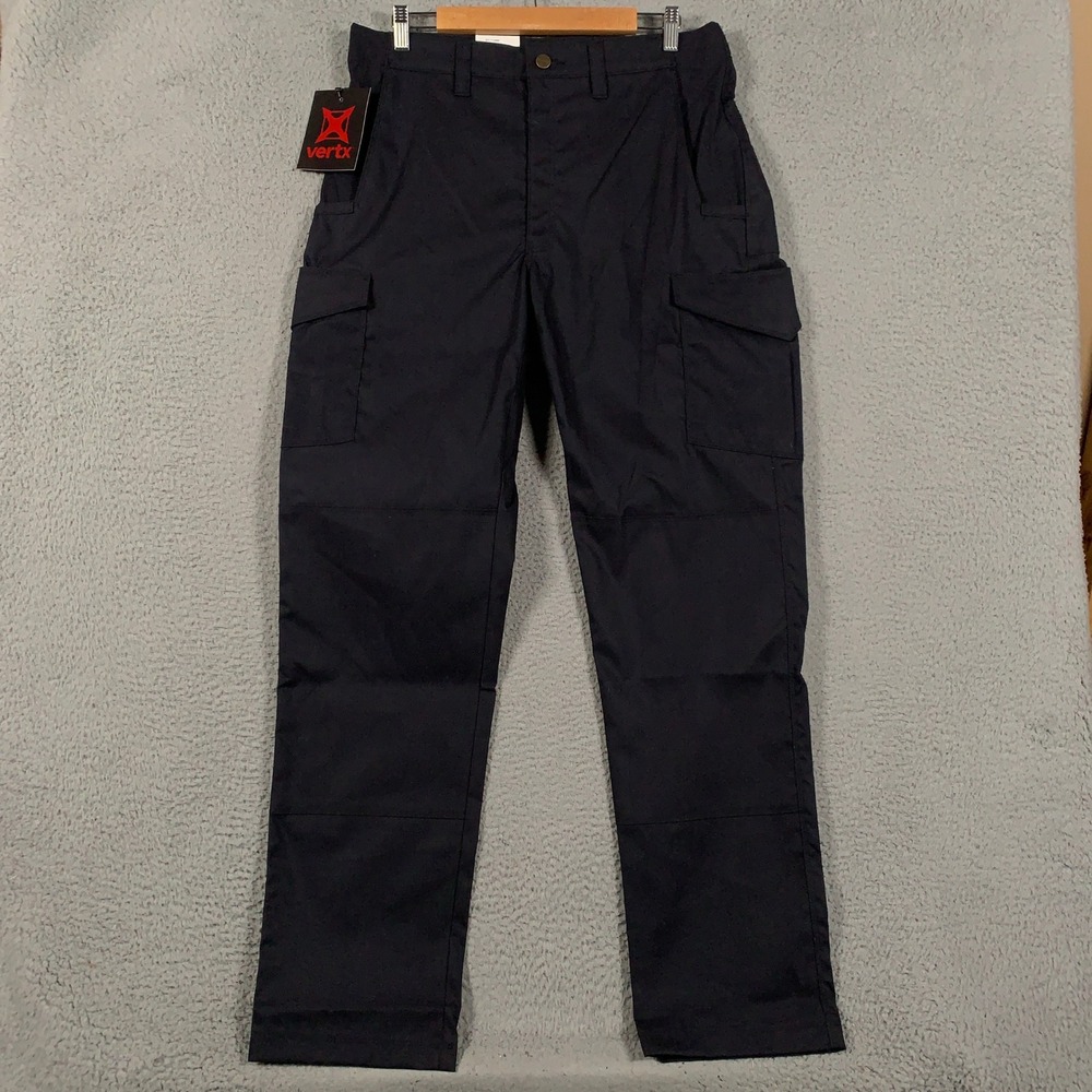 Vertx Phantom Original Tactical Cargo Pants Mens 34x34 LT Navy Blue Ripstop Work